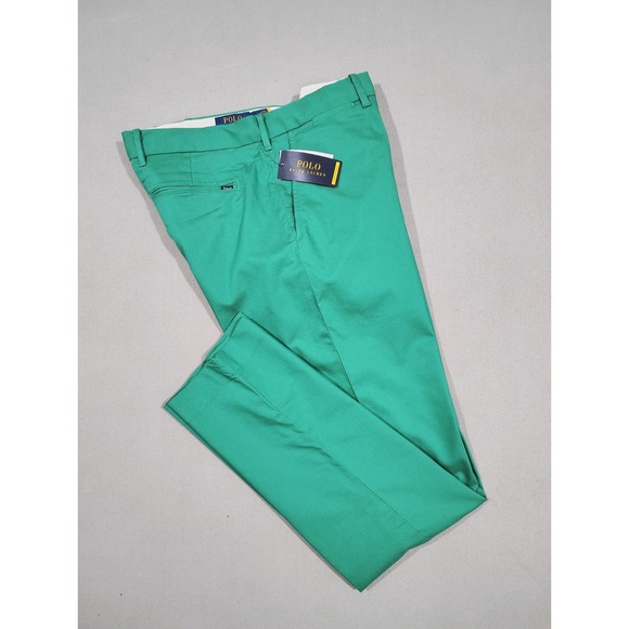 Other - Polo Golf Ralph Lauren Mens Chino pants Slim 33x31 Green Performance  NWT